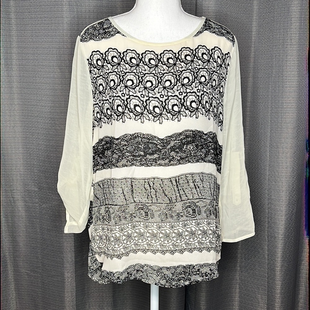 FRANCESCA’s COLLECTIONS BLOUSE LARGE